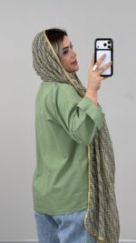 شومیز لینن ماهداد کد 010098 B-16 - Image 8