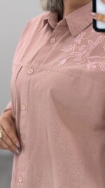 شومیز لینن ماهداد کد 010098 B-16 - Image 6