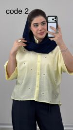 شومیز گلدار کد 010078 B-4