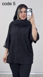 شومیز مدل تیبا کد 09849 A-4 - Image 3