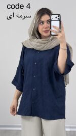 شومیز مدل تیبا کد 09849 A-4 - Image 6