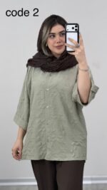 شومیز مدل تیبا کد 09849 A-4 - Image 2