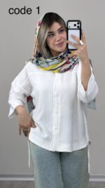 شومیز بغل گتر کد 09949 B-9 - Image 7