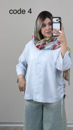 شومیز بغل گتر کد 09949 B-9 - Image 6