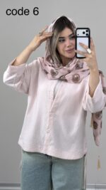 شومیز بغل گتر کد 09949 B-9 - Image 2