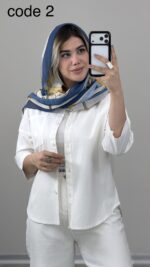 شومیز لینن مدل نفس کد 09962 B-8 - Image 7
