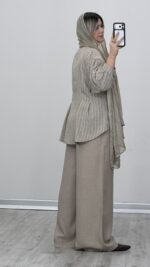 شومیز و شلوار دیپلمات کد 09965 - Image 7