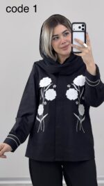 شومیز گلدوزی مدل آمورا کد 09967 A-2 - Image 6