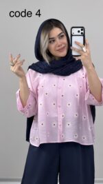 شومیز بابونه کد 09972 A-19 - Image 7