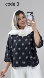 شومیز بابونه کد 09972 A-19 - Image 4