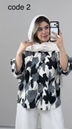شومیز گلدار کد 09971 B-10 - Image 6