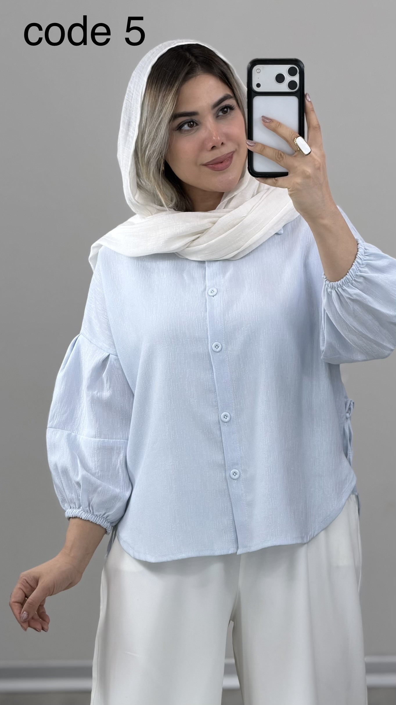 IMG_2447 شومیز مدل عسل کد 09949 A/7 - Image 1
