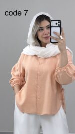 شومیز‌ مدل عسل کد 09949 A/7 - Image 2