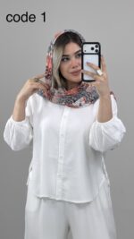 شومیز‌ مدل عسل کد 09949 A/7 - Image 8