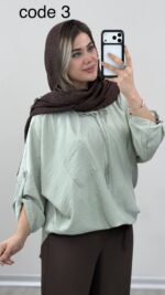 شومیز مدل بارین کد 09980 A-9 - Image 3