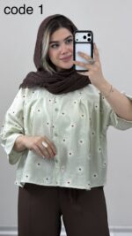 شومیز بابونه کد 09972 A-19 - Image 9