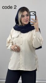 شومیز نگینی کد 09986 A-2 - Image 3