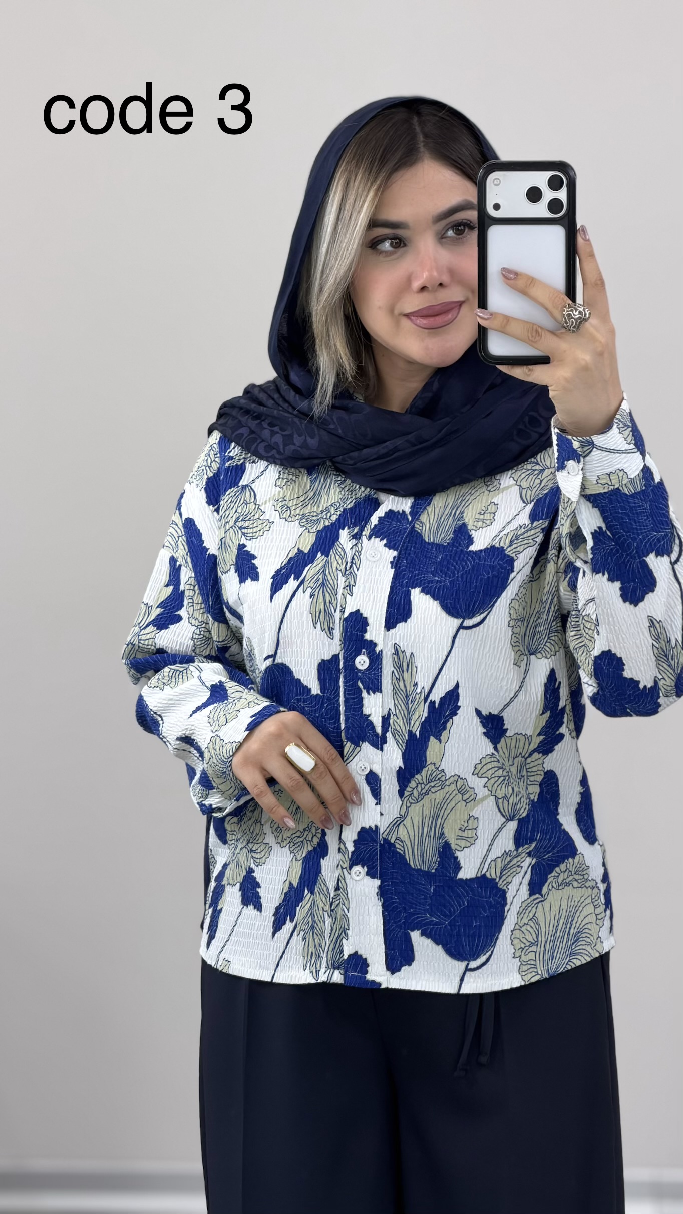 IMG_2655 شومیز ینزی کد 09988 A-13 - Image 1