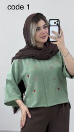 شومیز قلب کد 09984 B-16 - Image 3