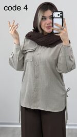 شومیز نگینی کد 09986 A-2 - Image 8
