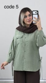 شومیز نگینی کد 09986 A-2 - Image 7