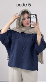 شومیز کیمونو کد 09987 A-3 - Image 7
