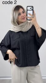 شومیز کیمونو کد 09987 A-3 - Image 8