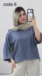 شومیز قلب کد 09984 B-16 - Image 7