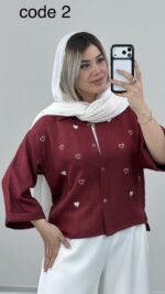 شومیز قلب کد 09984 B-16 - Image 9