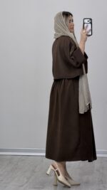کت + کراپ+ دامن مزونی کد 09999 A_20 - Image 6