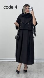 کت + کراپ+ دامن مزونی کد 09999 A_20 - Image 3
