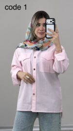 شومیز لینن مدل آتیا کد 09994 A-7