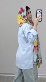 شومیز لینن مدل آتیا کد 09994 A-7 - Image 7