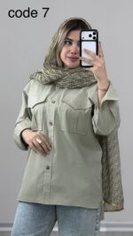 شومیز لینن مدل آتیا کد 09994 A-7 - Image 3