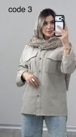 شومیز لینن مدل آتیا کد 09994 A-7 - Image 2