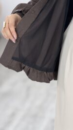 شومیز مزونی کمربند دار کد 09997 A-16 - Image 8