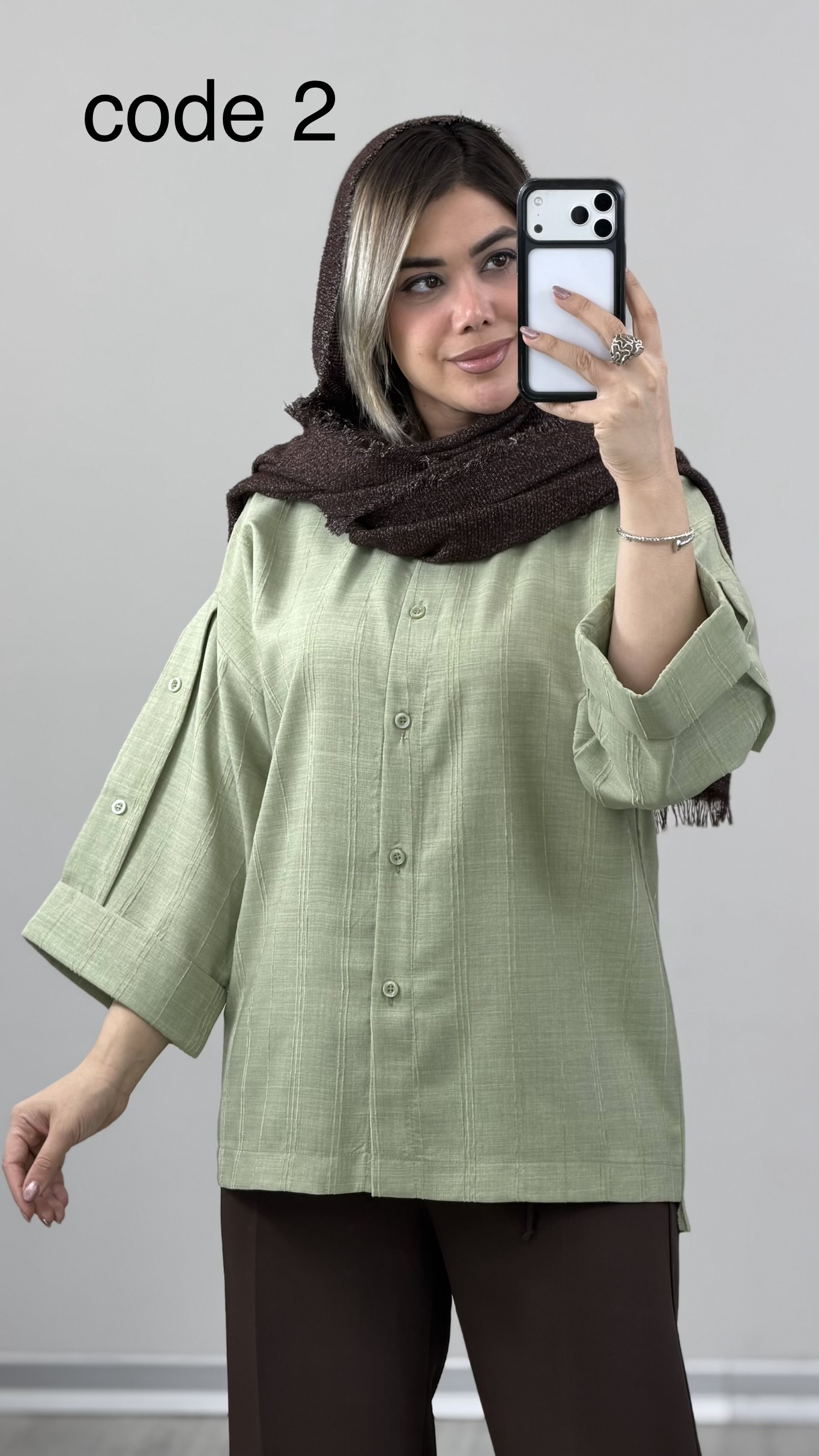 IMG_2930 شومیز مدل یاسمین کد A-16 010002 - Image 1