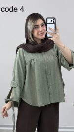 شومیز مدل برفین کد 09928 A-14 - Image 4