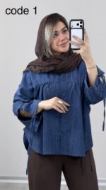 شومیز مدل برفین کد 09928 A-14