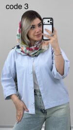 شومیز لینن مدل بلا کد 010004 A-19 - Image 12