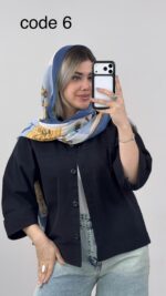 شومیز لینن مدل بلا کد 010004 A-19 - Image 5