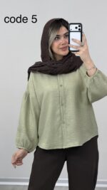 شومیز مدل صبرا کد 010006 A-5 - Image 8