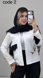 کت لینن مدل ژانیا کد 010013 A-12 - Image 2