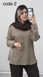 شومیز مدل آشیان کد 010021 A-7 - Image 5