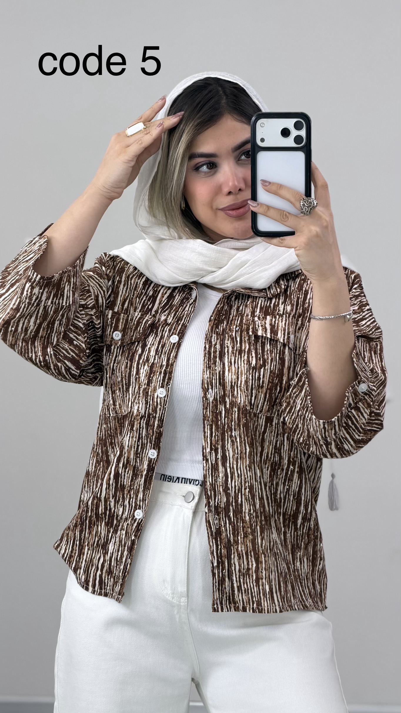 IMG_3308 شومیز ینزی کد 010032 B-4 - Image 1