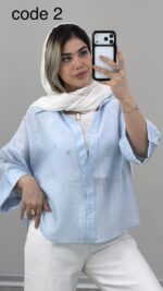 شومیز مدل لوریا کد 09843 A-4 - Image 10