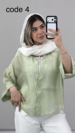 شومیز مدل لوریا کد 09843 A-4 - Image 8