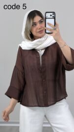 شومیز مدل لوریا کد 09843 A-4 - Image 5