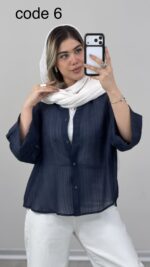 شومیز مدل لوریا کد 09843 A-4 - Image 6