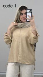 شومیز استین گتر کد 010031 A-10 - Image 4